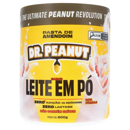 Pasta de Amendoim Dr Peanut Leite em Pó 600G 360-1
