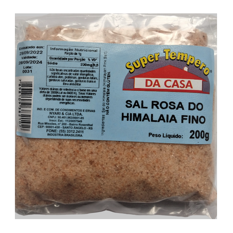 Da casa-sal do himalaia 200g fino