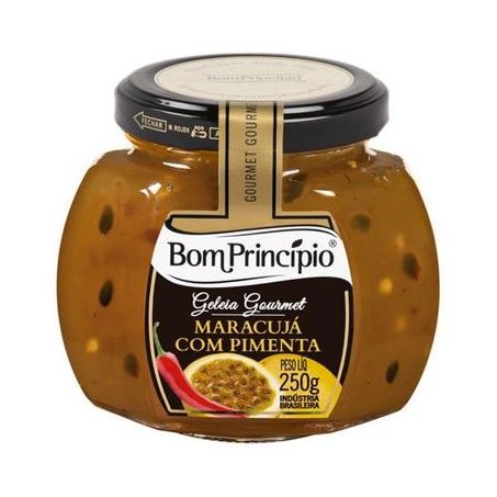 Geleia maracujá com pimenta bom princípio 250g