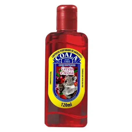 Limpador Perfumado de Ambientes Coala Cereja e Avelã Frasco 120ml