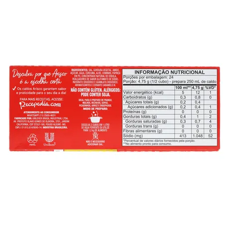 Caldo Arisco 114g - Galinha 360-2