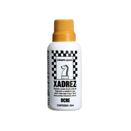 Corante Líquido Xadrez Ocre Embalagem 50ML