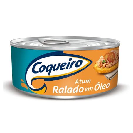Atum Ralado em Óleo Coqueiro Lata 120gr