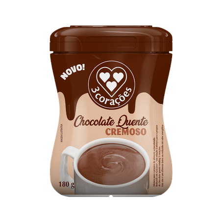 Chocolate 3 corações 180g quente