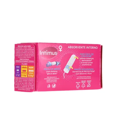 Absorvente Interno Intimus Mini Leve 16 Pague 15 Unidades 360-15