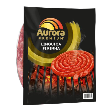LINGUIÇA FININHA AURORA PREMIUM PACOTE 600G