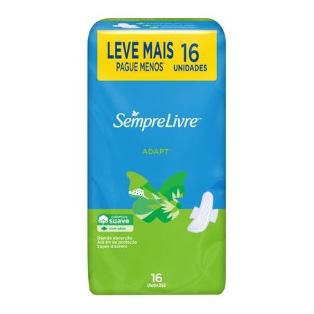 Absorvente Sempre Livre Adapt 16UN