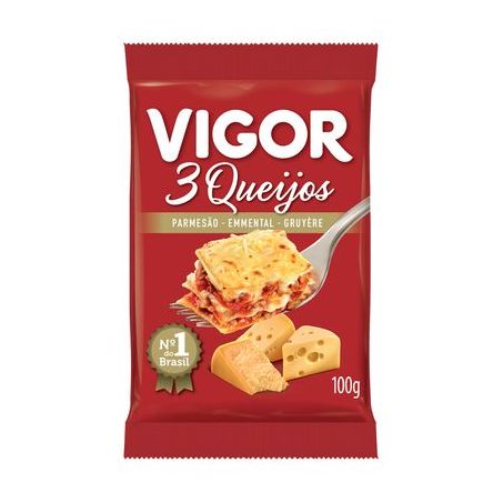 QUEIJO RALADO VIGOR FRESCO 3 QUEIJOS 100G