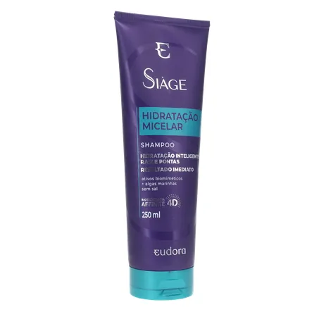 Shampoo Eudora Siàge Hidratação Micelar Squeeze 250ml 360-34