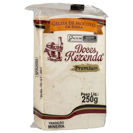 GELEIA DE MOCOTÓ EM BARRA 250G DOCES REZENDA 360-2