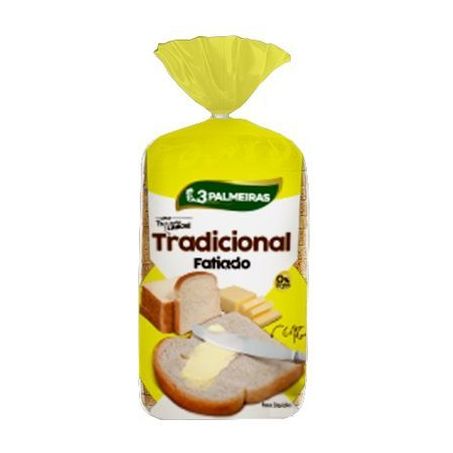 Pao tradicional 3 palmeiras fat 430g