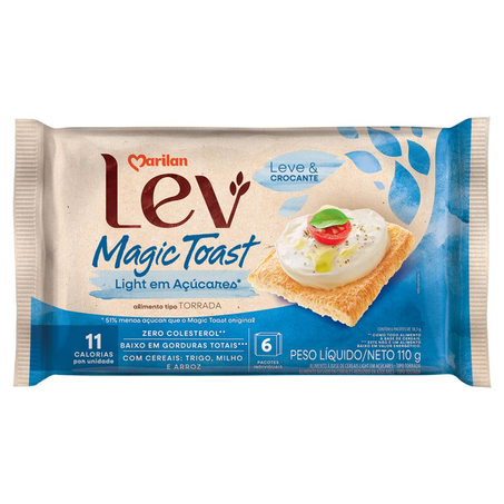 Torrada Marilan 110g - Magic Toast - Light