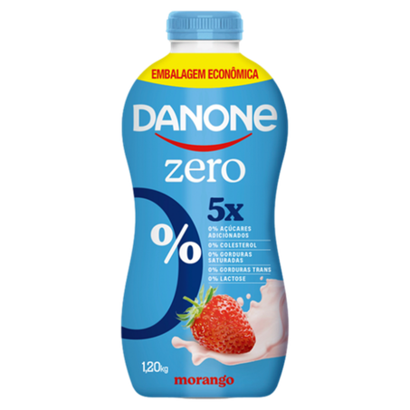 Iogurte danone zero morango 1,2kg