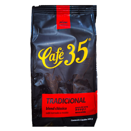 CAFÉ PÓ 35 TRADICIONAL PACOTE 500G