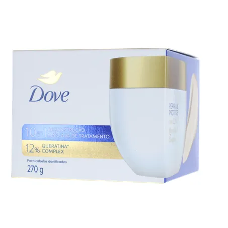 Máscara de Tratamento Dove Reconstrução10 Em 1 Pote com 270G  360-2
