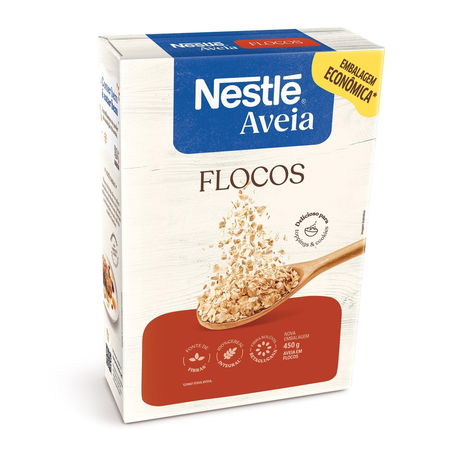 Aveia Integral Nestlé Flocos Pacote 450G