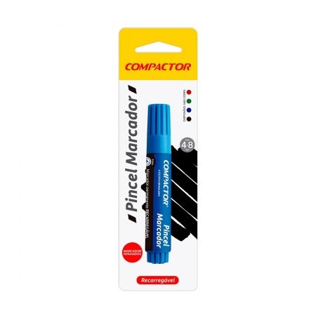 MARCADOR COMPACTOR PERMANENTE PRETO 1UN