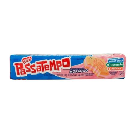 Biscoito nestle passatempo morango 130g