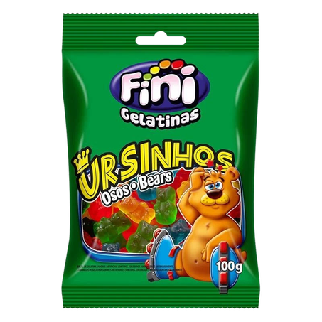 FINI BALA GELATINA URSINHOS BRILHO 100G