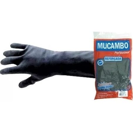 Luva mucambo reforcada preta xg