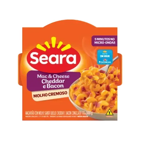Refeicao Seara 300g Mac  Cheese Bacon