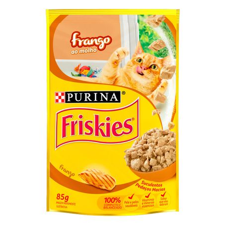 ALIMENTO PARA GATOS FRANGO AO MOLHO PURINA FRISKIES SACHÊ