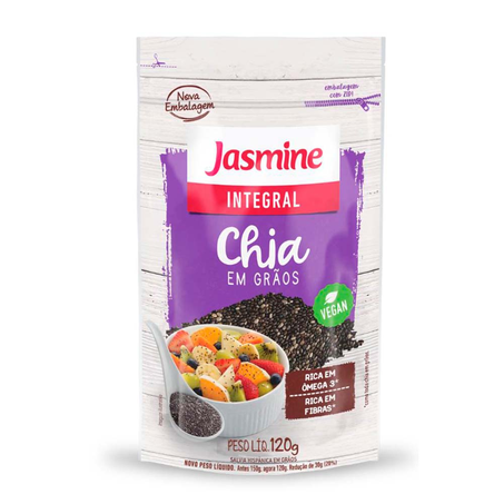 Chia em Grãos Jasmine Sachê 120G