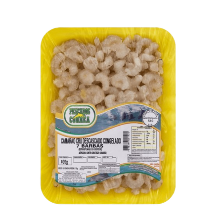 Camarao cru 7 barbas correa bandeja 400g
