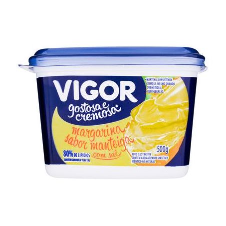 Manteiga manteiga vigor com sal 500g