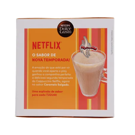 CAFÉ CÁPSULA DOLCE GUSTO CAPPUCCINO NETFLIX C/10 360-28