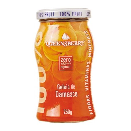 Geleia queensberry 100% damasco 250g