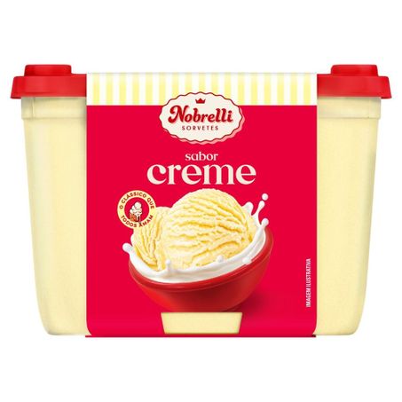 Sorvete Nobrelli Creme Pote 1,3l 
 