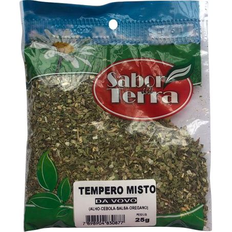 Tempero misto da vovó sabor da terra 25g