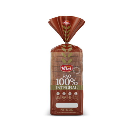 Pao forma semi-integral vital 400g