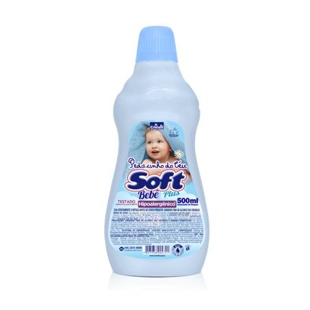 Amaciante Crivialli 500ml Soft Plus Bebe Pedacinho Do Ceu