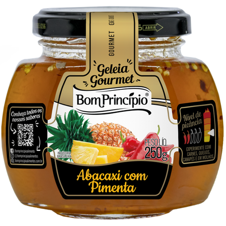 GELÉIA BOM PRINCIPIO GOURMET ABACAXI C/PIMENTA 250
