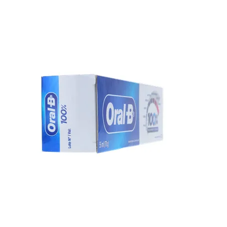 Creme Dental Oral-B 100% Com Flúor Menta Refrescante 70g 
  360-29