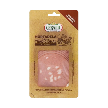 Mortadela Ceratti Bologna Fatiada 150g 
 