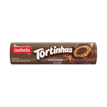 BISCOITO ISABELA TORTINHA CH C/AVEL 140G