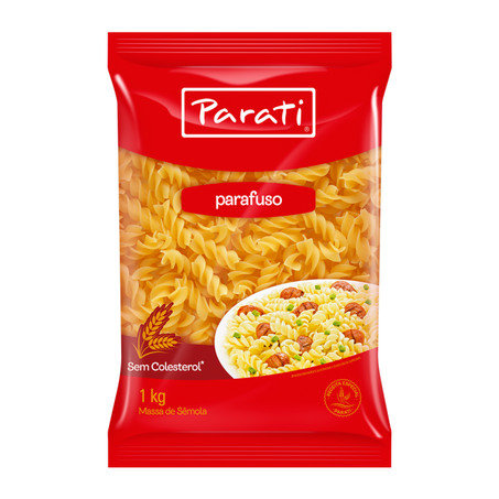 Macarrão de sêmola parafuso parati 1kg