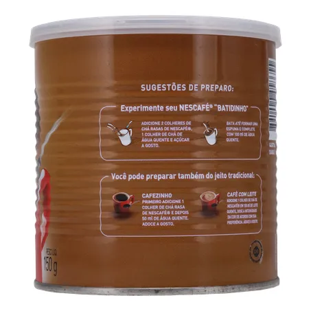 Café Nescafé Solúvel Cremoso Lata 150G 360-10