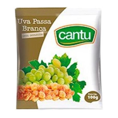 Uva passa branca sem semente cantu 100g
