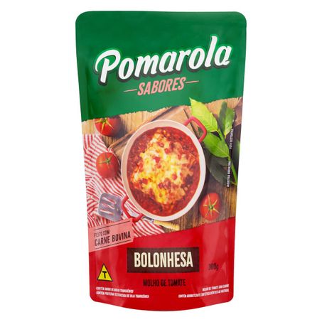 Molho de tomate bolonhesa pomarola sachê