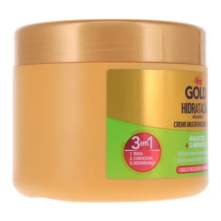 Creme de Tratamento Niely Gold Água de Coco 430g 360-30