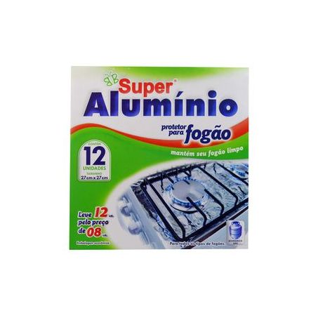 PROTETOR FOGAO SUPER ALUMINIO 12 UN