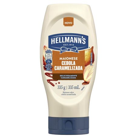 Maionese hellmanns 335g cebola caram sqz