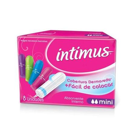Absorvente intimus interno mini c/8