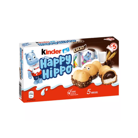 Wafer kinder happy hippo cacau 103,5g