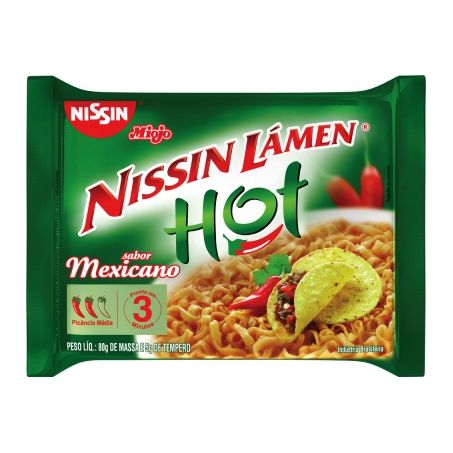 MACARRAO INST. NISSIN HOT MEX. 80G