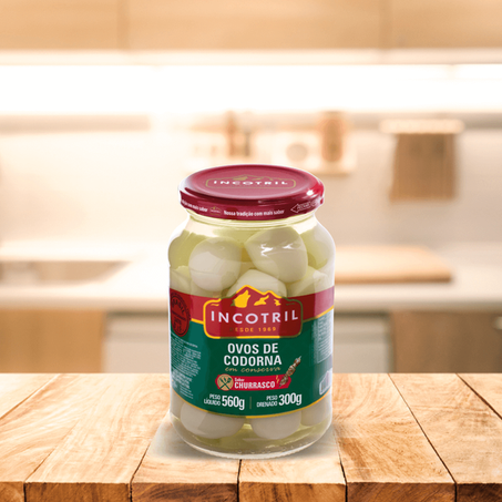 Ovos de codorna incotril 300g